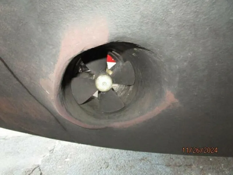 Slide: The Image of 34' Mainship bowthruster port - 4856798