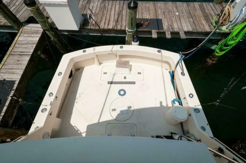 Slide: The Image of 1991 Hatteras 45 Convertible  REEL BROKE Cockpit 4 - 4855866