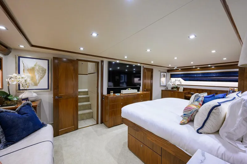 Slide: The Image of Viking 92 CHINA TIME - Master Stateroom 2020 Viking 92 Convertible CHINA TIME - 4890142