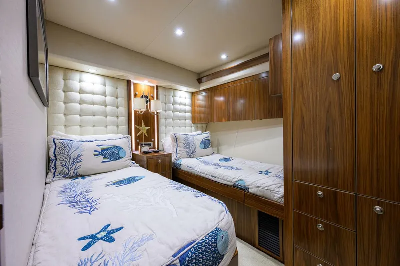 Slide: The Image of Viking 92 CHINA TIME - Forward Port Guest Stateroom 2020 Viking 92 Convertible CHINA TIME - 4890153