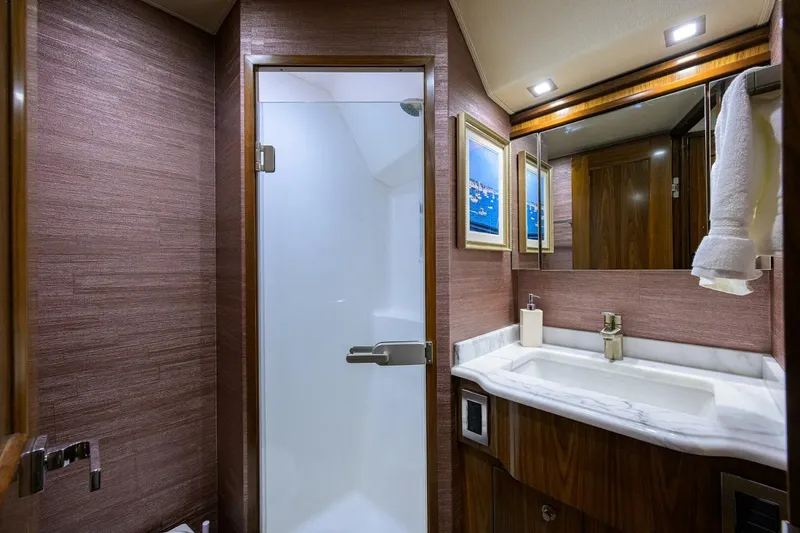 Slide: The Image of Viking 92 CHINA TIME - Mid Port Guest Head 2020 Viking 92 Convertible CHINA TIME - 4890201