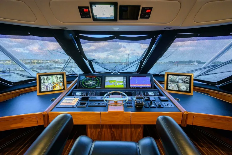 Slide: The Image of Viking 92 CHINA TIME - Enclosed Flybridge 2020 Viking 92 Convertible CHINA TIME - 7647833