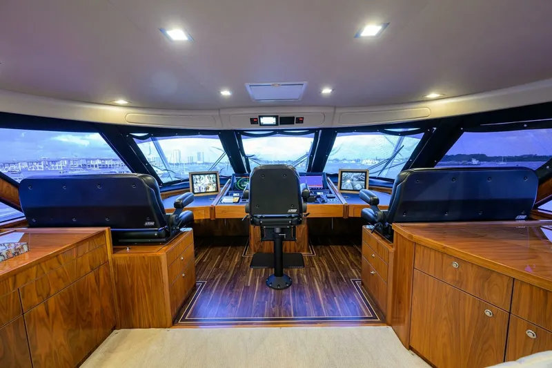 Slide: The Image of Viking 92 CHINA TIME - Enclosed Flybridge 2020 Viking 92 Convertible CHINA TIME - 7647832