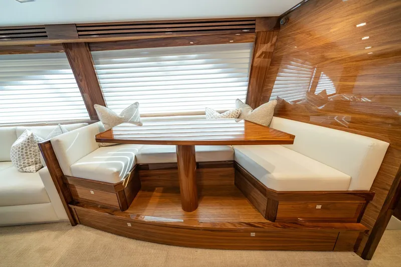 Slide: The Image of 2025 68 Viking Yacht Convertible Dinette - 4896246
