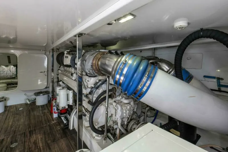 Slide: The Image of Custom 2004 Ebony Sportfish-Engine Room - 6093317