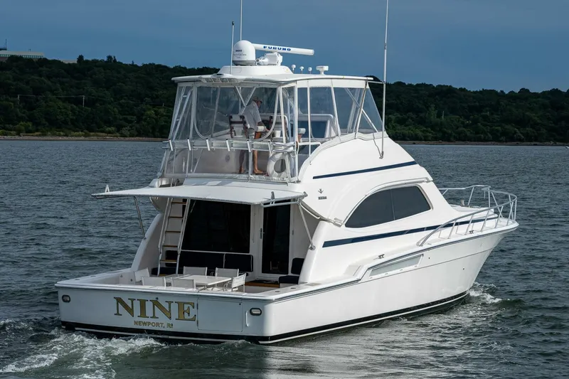 Slide: The Image of Bertram 57 NINE - Starboard Aft Profile 2008 Bertram 57 570 NINE - 4913127