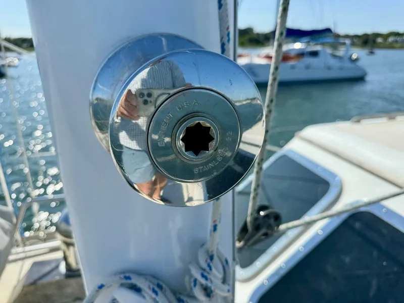 Slide: The Image of Gulfstar 47 Sailmaster Aft Cabin 1980 - 4929965