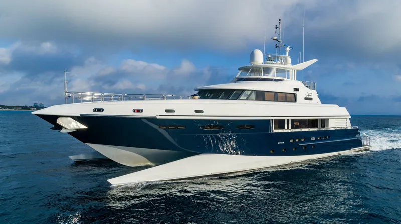 Slide: The Image of Super Power Catamaran Over 80 feet | Spirit 115' Wave Piercing Power Catamaran For Sale Super Power Catamaran Over 80 feet | Spirit 115' Wave Piercing Power Catamaran For Sale - 5180112
