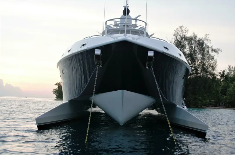 Slide: The Image of Super Power Catamaran Over 80 feet | Spirit 115' Wave Piercing Power Catamaran For Sale Super Power Catamaran Over 80 feet | Spirit 115' Wave Piercing Power Catamaran For Sale - 4934139
