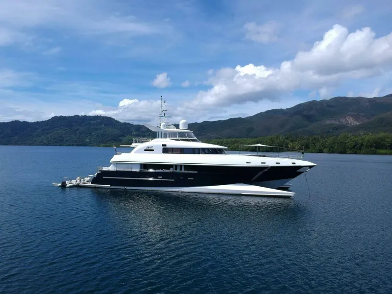 Slide: The Image of Super Power Catamaran Over 80 feet | Spirit 115' Wave Piercing Power Catamaran For Sale  Super Power Catamaran Over 80 feet | Spirit 115' Wave Piercing Power Catamaran For Sale  - 4934140