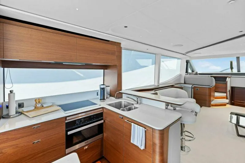 Slide: The Image of 2024 Princess Y72 Motor Yacht - Princess Rose III - Galley - 4934682