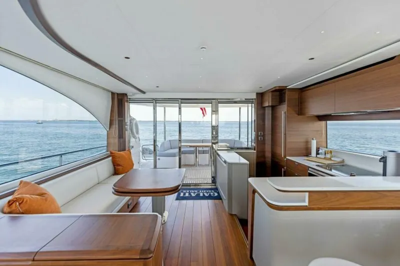Slide: The Image of 2024 Princess Y72 Motor Yacht - Princess Rose III - Dinette - 4934686