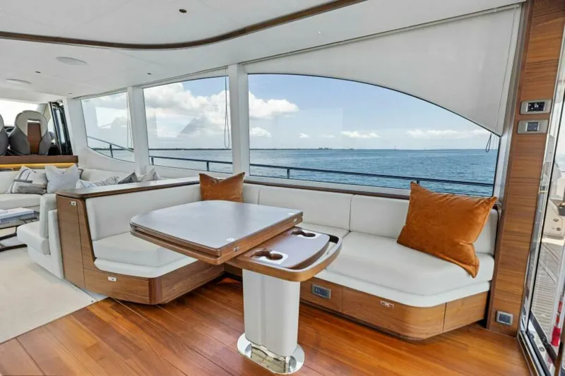 Slide: The Image of 2024 Princess Y72 Motor Yacht - Princess Rose III - Dinette - 4934688
