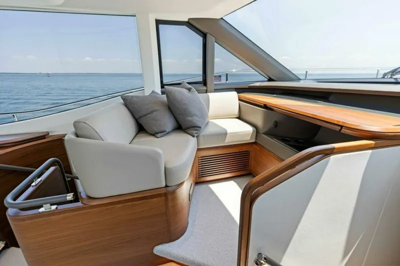 Slide: The Image of 2024 Princess Y72 Motor Yacht - Princess Rose III - Helm Companion Seat - 4934689