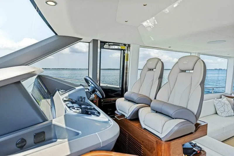 Slide: The Image of 2024 Princess Y72 Motor Yacht - Princess Rose III - Helm - 4934690