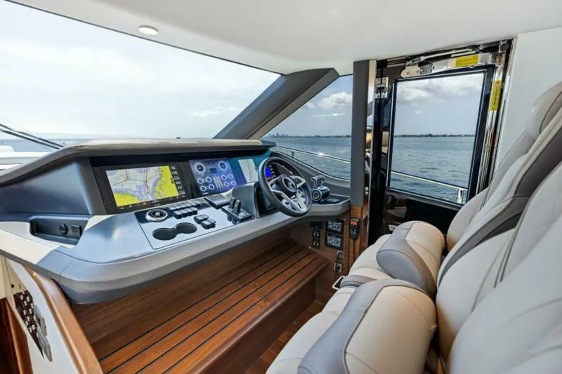 Slide: The Image of 2024 Princess Y72 Motor Yacht - Princess Rose III - Helm/Electronics - 4934691