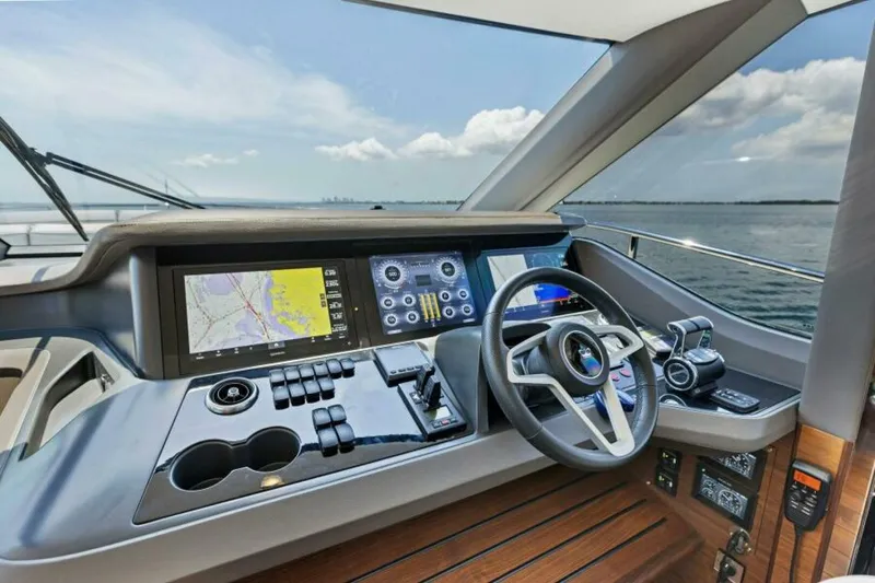Slide: The Image of 2024 Princess Y72 Motor Yacht - Princess Rose III - Helm/Electronics - 4934693