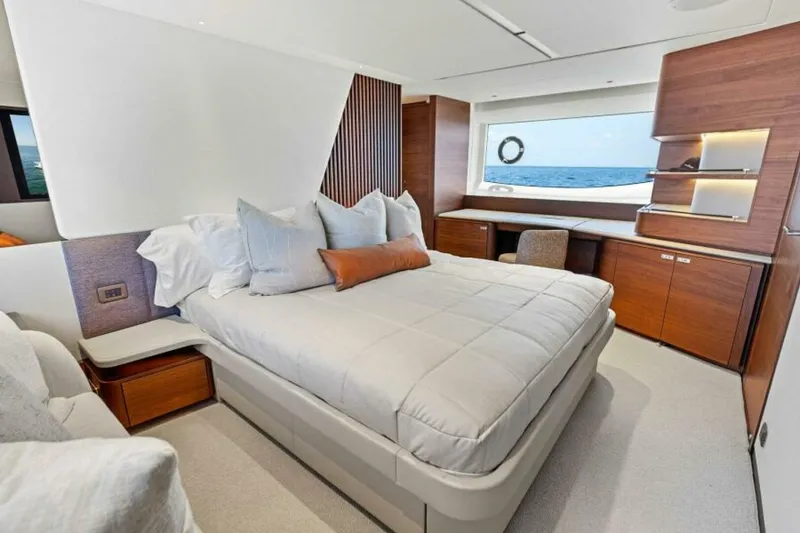 Slide: The Image of 2024 Princess Y72 Motor Yacht - Princess Rose III - Master Stateroom - 4934672