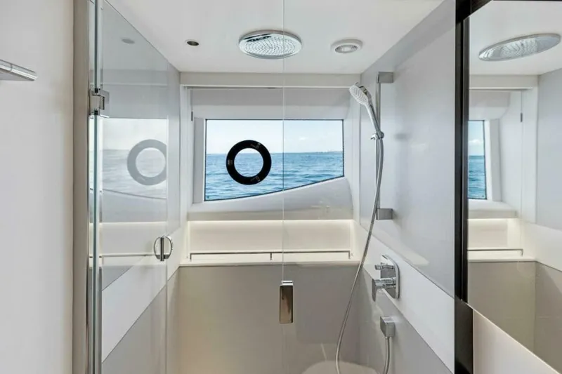 Slide: The Image of 2024 Princess Y72 Motor Yacht - Princess Rose III - Master Stateroom Shower Stall - 4934703