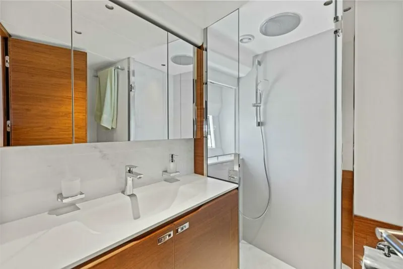 Slide: The Image of 2024 Princess Y72 Motor Yacht - Princess Rose III - VIP Stateroom Shower Stall - 4934709