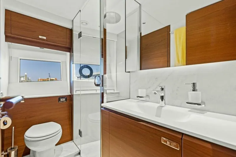 Slide: The Image of 2024 Princess Y72 Motor Yacht - Princess Rose III - Guest Head - 4934714