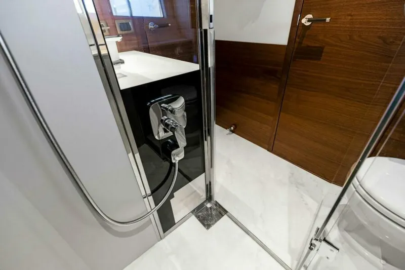 Slide: The Image of 2024 Princess Y72 Motor Yacht - Princess Rose III - Guest Shower Stall - 4934715