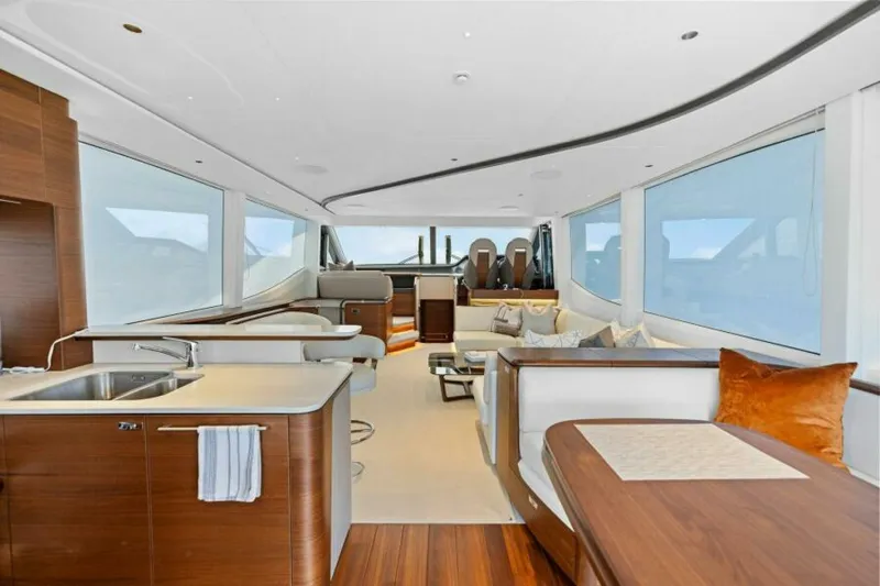 Slide: The Image of 2024 Princess Y72 Motor Yacht - Princess Rose III - Salon - 4934674