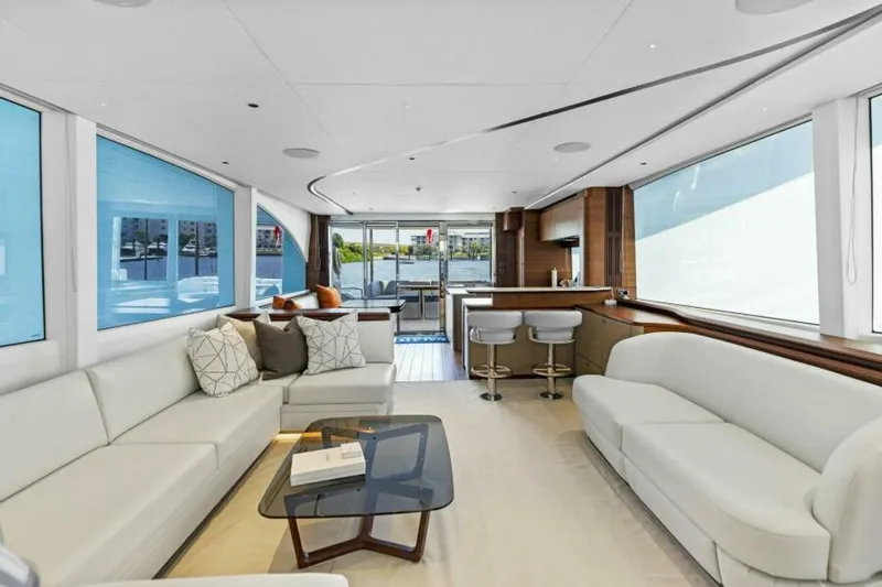 Slide: The Image of 2024 Princess Y72 Motor Yacht - Princess Rose III - Salon - 4934676