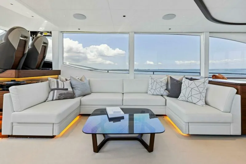 Slide: The Image of 2024 Princess Y72 Motor Yacht - Princess Rose III - Salon - 4934677