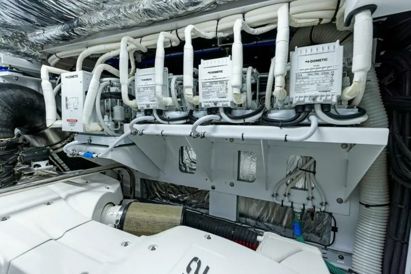 Slide: The Image of 2024 Princess Y72 Motor Yacht - Princess Rose III - Engine Room - 4934752