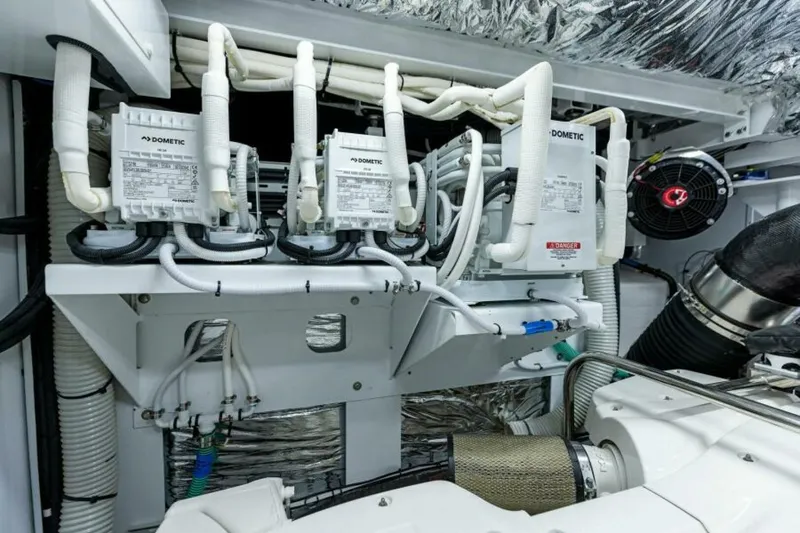 Slide: The Image of 2024 Princess Y72 Motor Yacht - Princess Rose III - Engine Room - 4934753