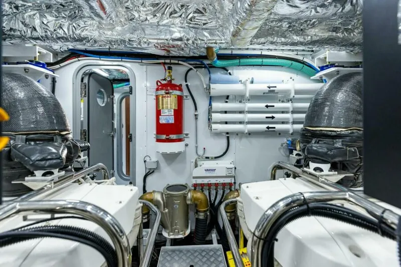 Slide: The Image of 2024 Princess Y72 Motor Yacht - Princess Rose III - Engine Room - 4934754