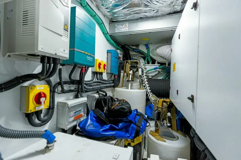 Slide: The Image of 2024 Princess Y72 Motor Yacht - Princess Rose III - Engine Room - 4934756