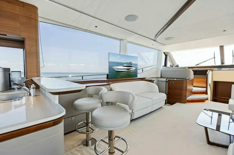 Slide: The Image of 2024 Princess Y72 Motor Yacht - Princess Rose III - Salon - 4934680