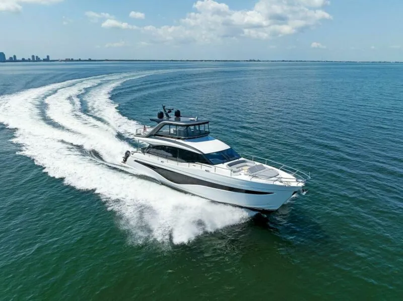 Slide: The Image of 2024 Princess Y72 Motor Yacht - Princess Rose III - Running Profile - 4934771