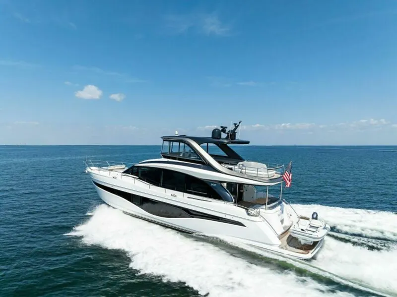 Slide: The Image of 2024 Princess Y72 Motor Yacht - Princess Rose III - Running Profile - 4934773
