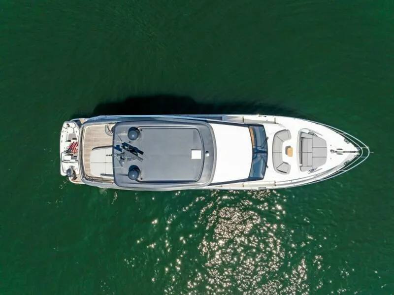 Slide: The Image of 2024 Princess Y72 Motor Yacht - Princess Rose III - Aerial Profile - 4934776