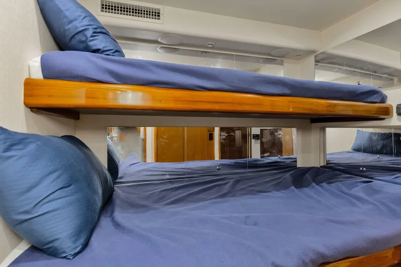 Slide: The Image of 2001 65 Viking Convertible Enclosed Bridge Partnership Crew Stateroom - 5003776