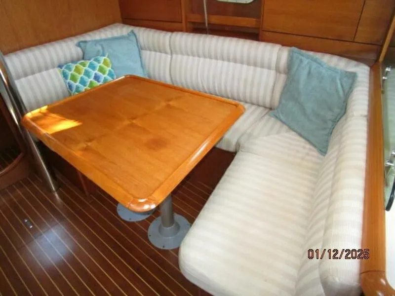 Slide: The Image of 37' Jeanneau salon starboard seating1 - 4943231