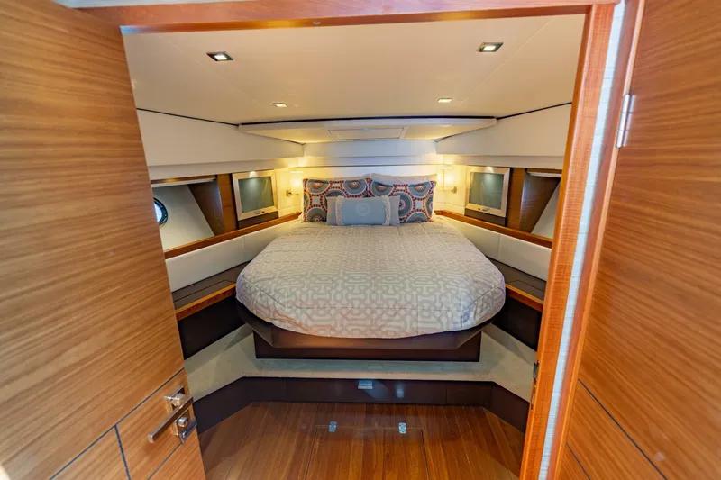 Slide: The Image of 2015 Tiara Yachts 44 Coupe- SILVER LINING- Master Stateroom - 5289119