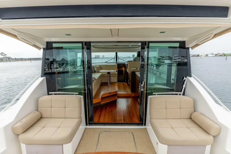 Slide: The Image of 2015 Tiara Yachts 44 Coupe- SILVER LINING- Aft Deck - 5047814