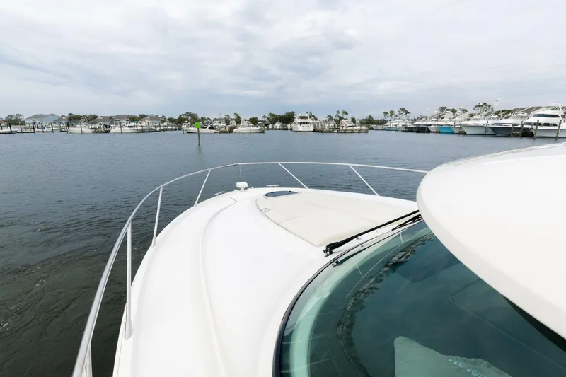 Slide: The Image of 2015 Tiara Yachts 44 Coupe- SILVER LINING- Bow - 5047829