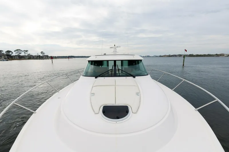 Slide: The Image of 2015 Tiara Yachts 44 Coupe- SILVER LINING- Bow - 5047831