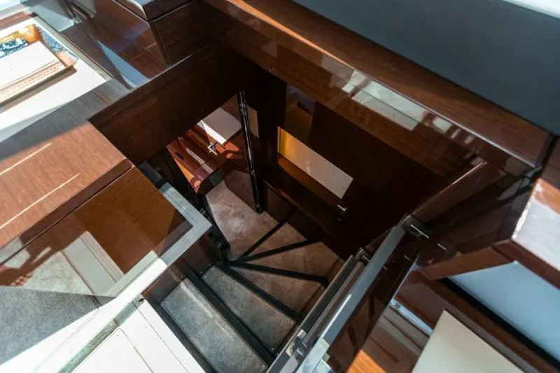 Slide: The Image of 2020 Prestige 630 FB  Aft Stairway - 4951767