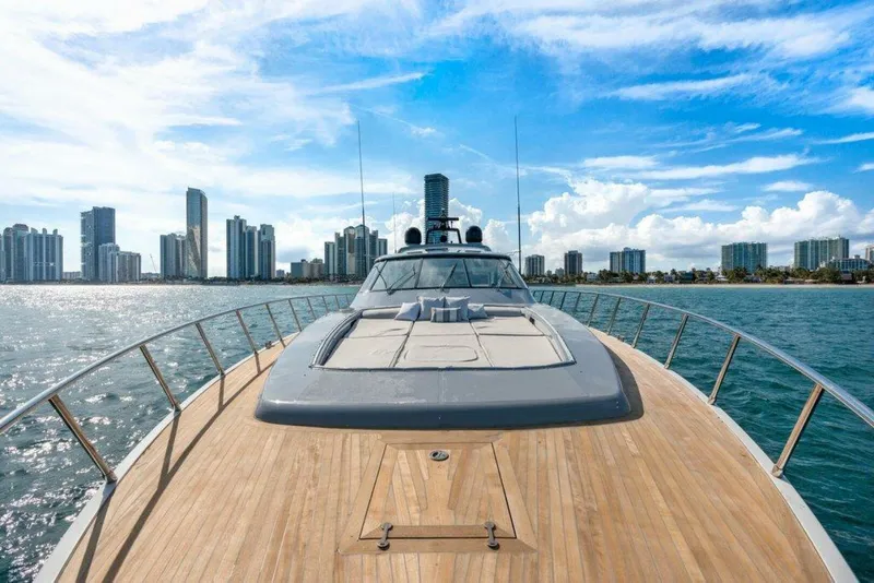 Slide: The Image of Mangusta 80 Payback - Bow 2007 80 Mangusta Motor Yacht Payback - 4955231