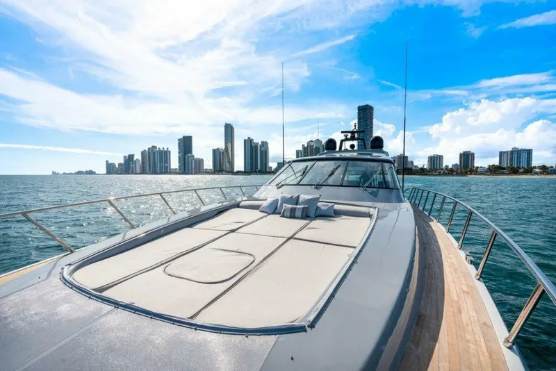 Slide: The Image of Mangusta 80 Payback - Bow 2007 80 Mangusta Motor Yacht Payback - 4955233