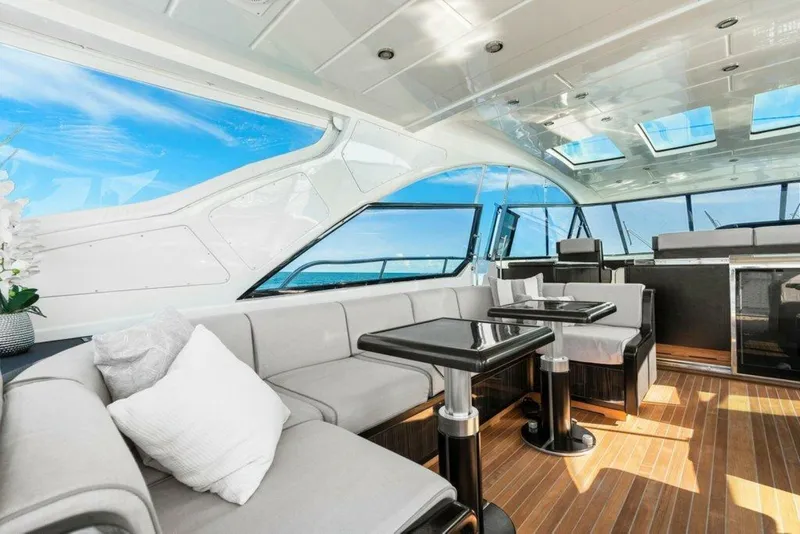 Slide: The Image of Mangusta 80 Payback - Deck Seating 2007 80 Mangusta Motor Yacht Payback - 4955362