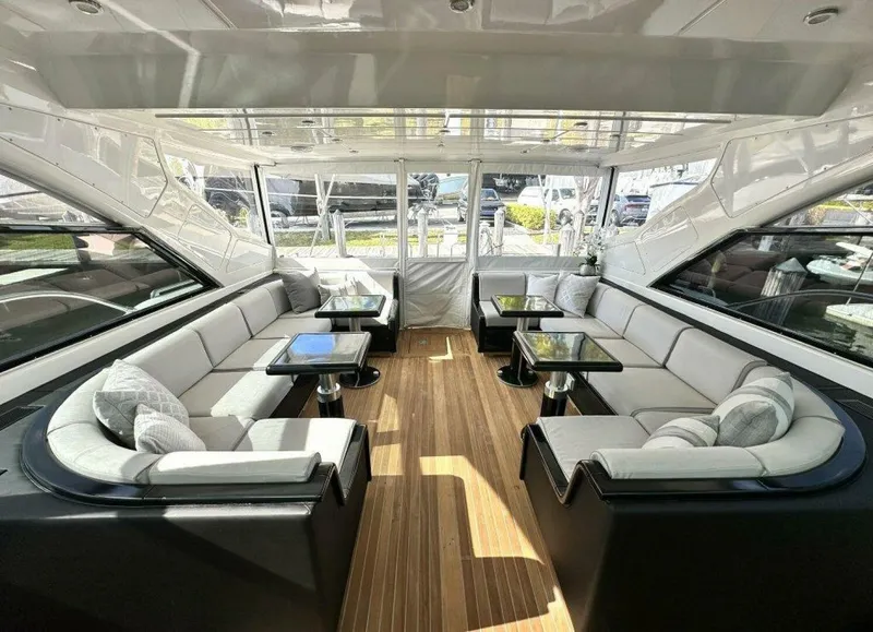 Slide: The Image of Mangusta 80 Payback - Deck Seating 2007 80 Mangusta Motor Yacht Payback - 4955418