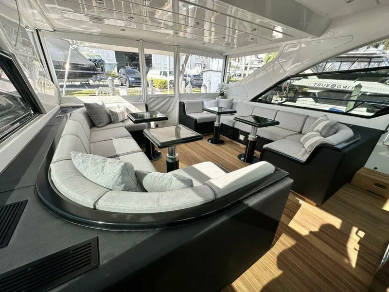 Slide: The Image of Mangusta 80 Payback - Deck Seating 2007 80 Mangusta Motor Yacht Payback - 4955420