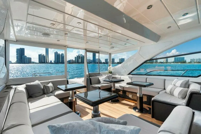 Slide: The Image of Mangusta 80 Payback - Deck Seating 2007 80 Mangusta Motor Yacht Payback - 4955422